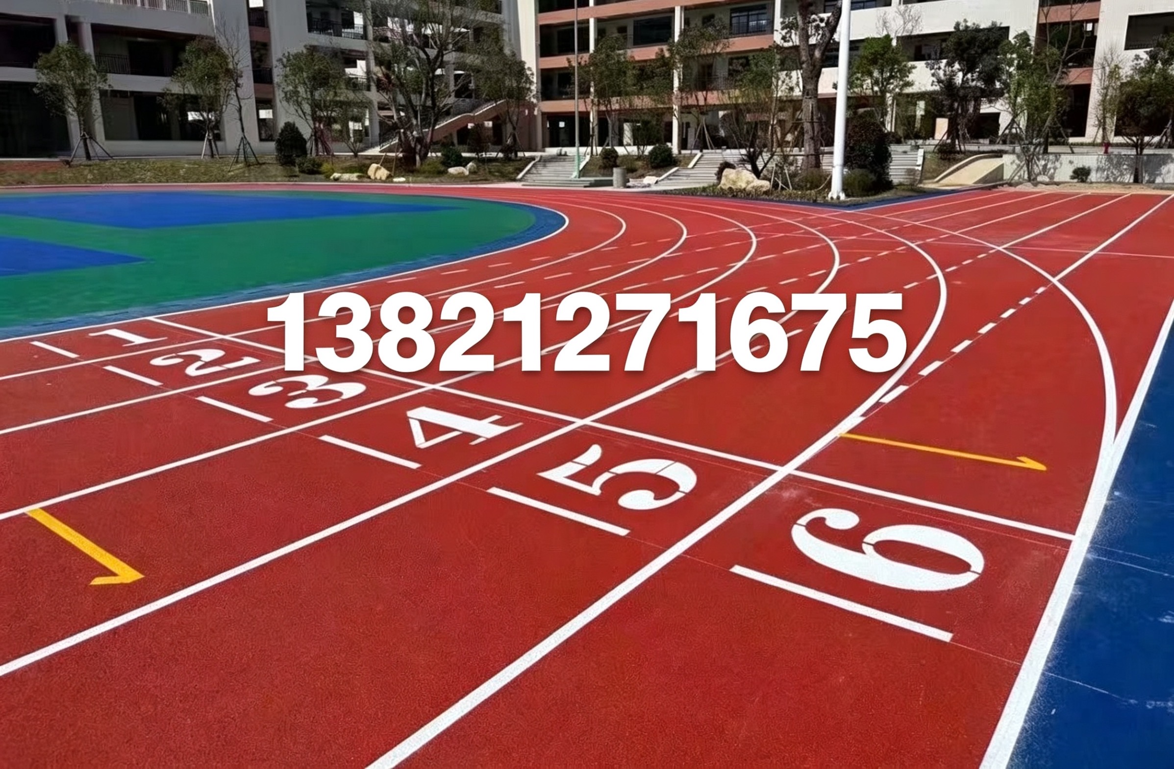 沈阳新民市透气型塑胶跑道塑胶跑道 - 价格